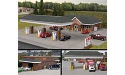 Walthers Cornerstone 933-3538 HO Modern Travel Center Gas Station Kit