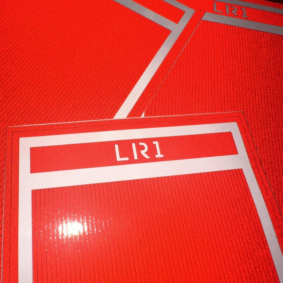 N Scale Railroad Locomotive Red Reflective Markings Set