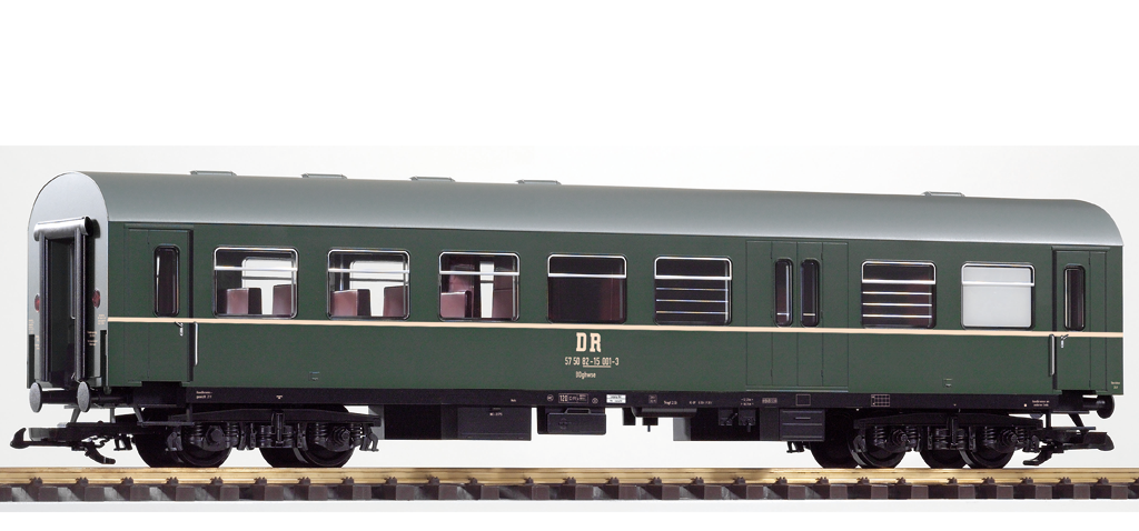 Piko 37656 G Scale DR III Reko 2nd Class Combine, Green
