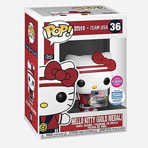 POP! Hello Kitty Gold Medal (Flocked) Vinyl Figure – Shop Exclusive - 4000 Pcs Limited Edition
