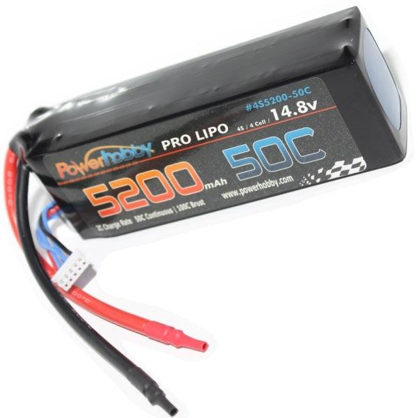 Powerhobby 4S 14.8V 5200mAh 50C Lipo Battery : 1/8 Buggy Truggy Truck