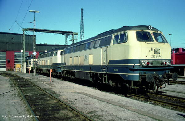 Piko 52409 HO Scale 1/87 ~BR 216 Diesel DB IV Beige/Blue