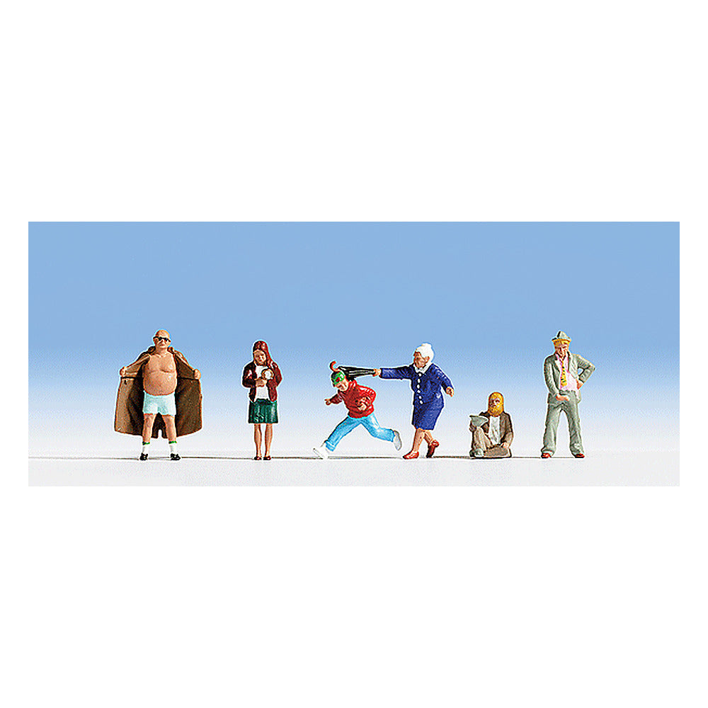 Noch 15565 HO Scale City People -- pkg(6)