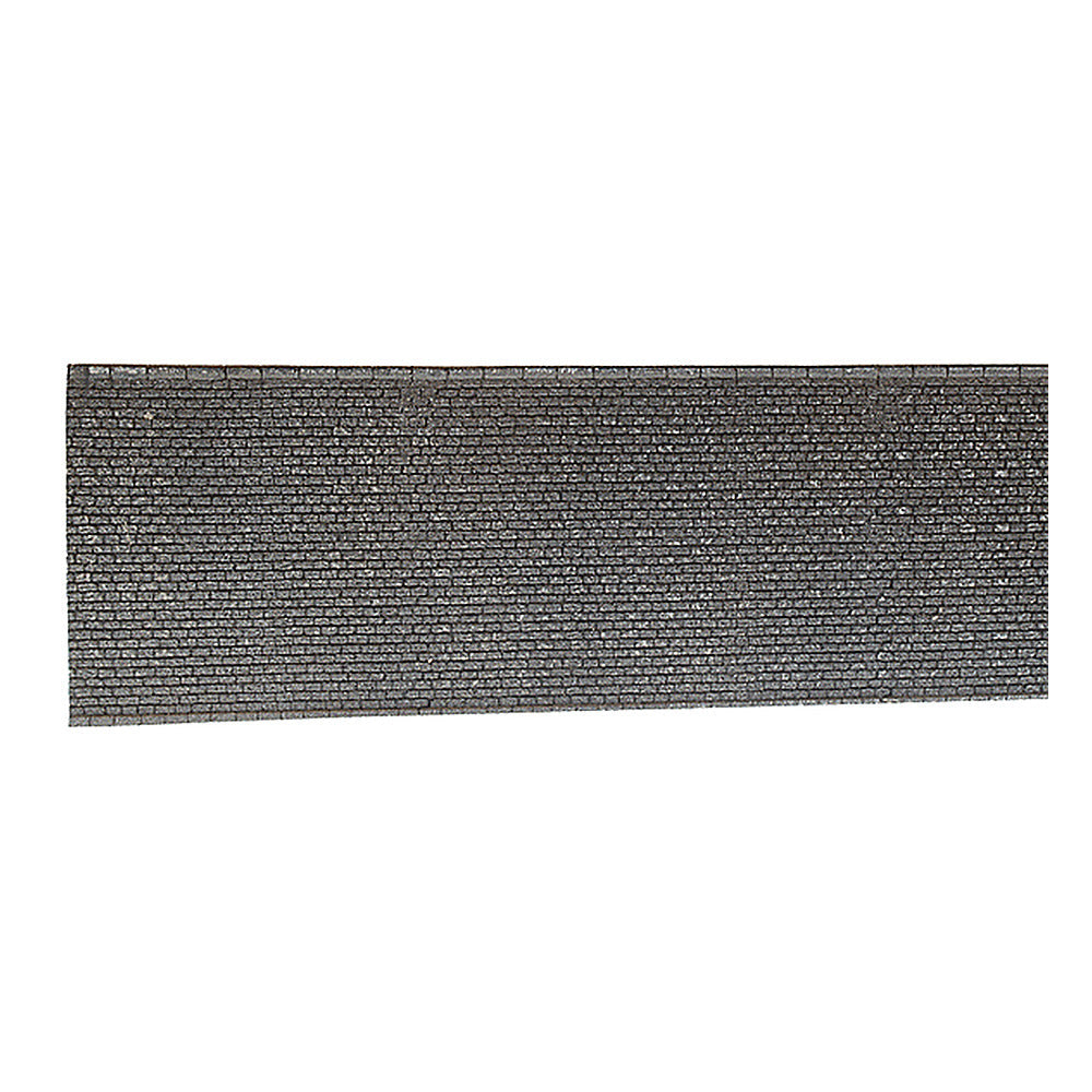 Noch 34855 N Scale Wall, Extra Long - Gray Brick