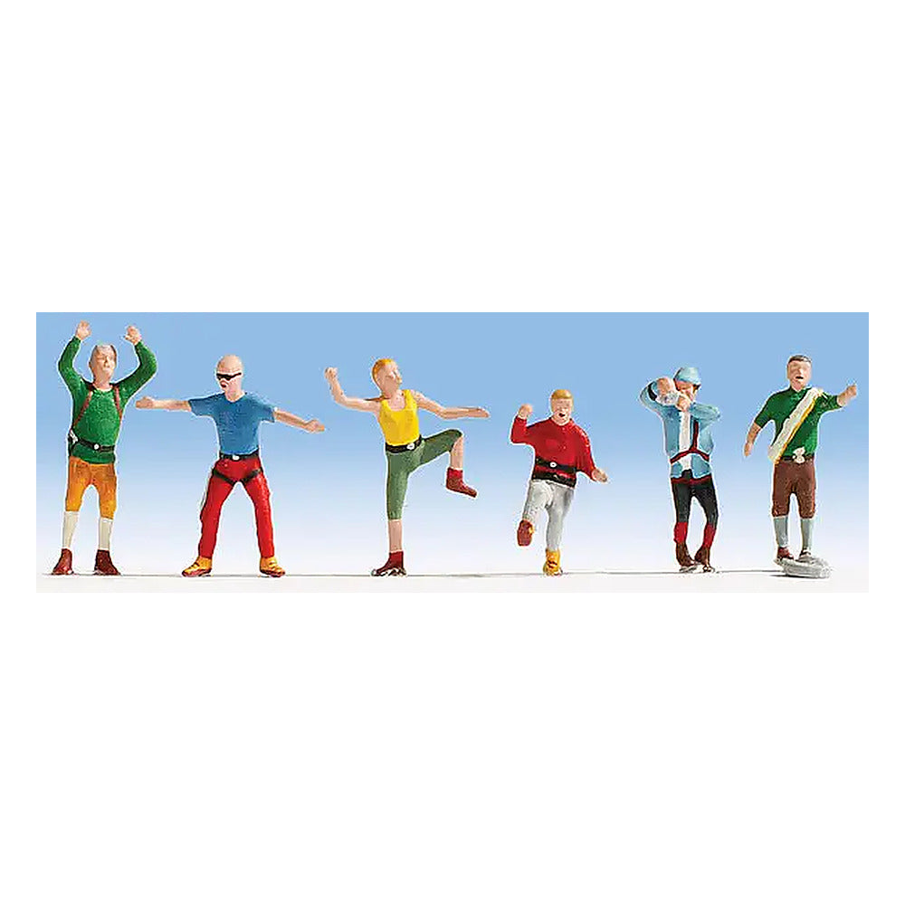 Noch 36871 N Scale Mountain Climbers -- pkg(6)