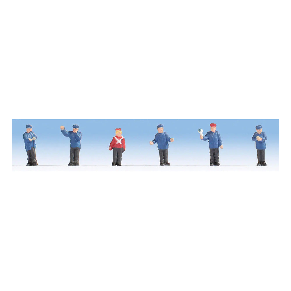 Noch 44200 Z Scale Working People -- German Railway Officials pkg(6)