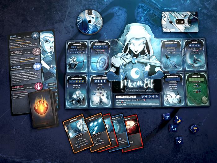 Dice Throne Season 1 - Box 1 - Barbarian vs Moon Elf