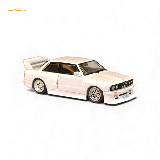 SW BMW E30 M3 LTO Modified - White 1:64