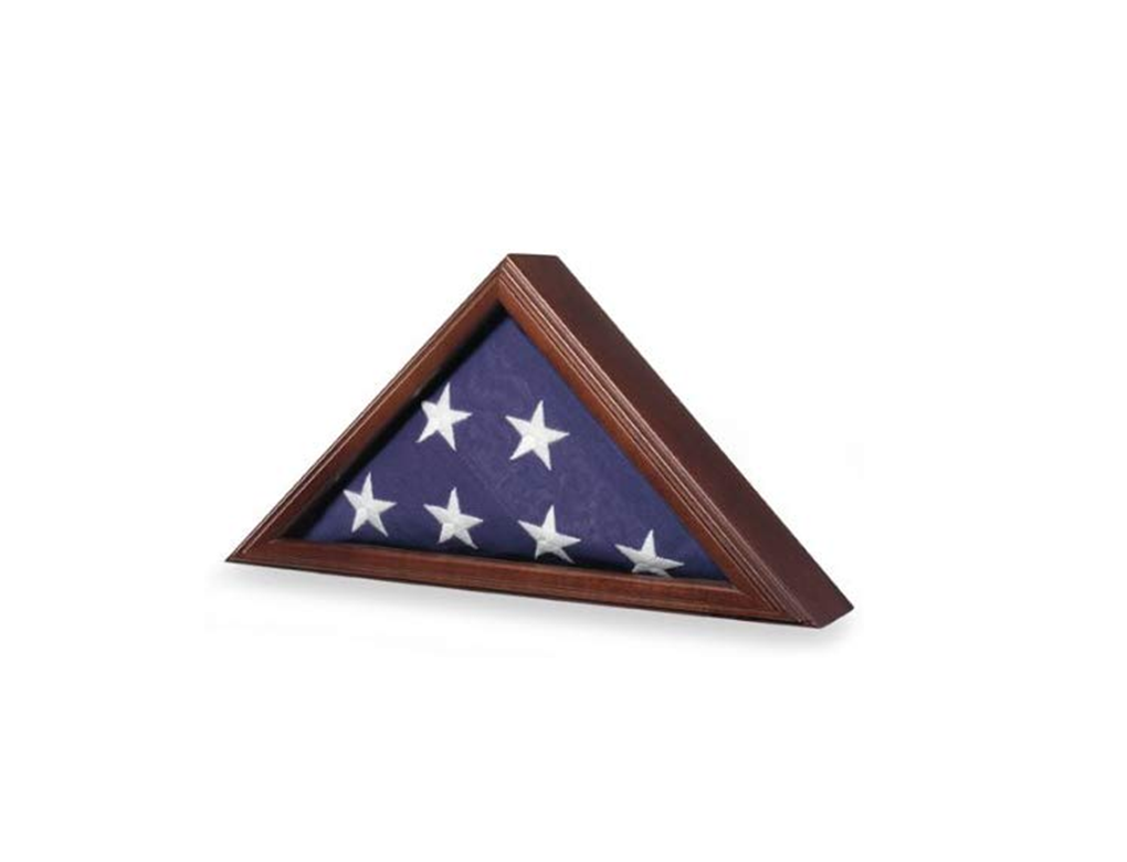 Capitol Flag Case - Great Wood 3 x 5 Flag Case