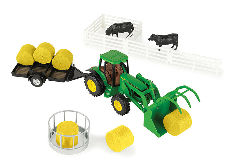 Ertl 47519 1/32 Scale John Deere Haying Playset Playset Includes: John Deere