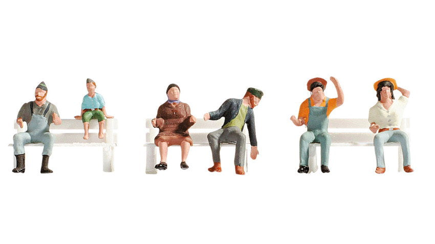Noch 15628 HO Scale Tractor Drivers Figure Set, 6 Figures