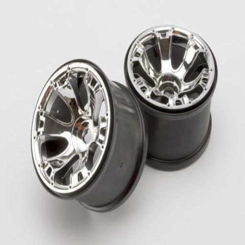 Traxxas 5671 Geode 3.8" Chrome Wheels Summit (2)