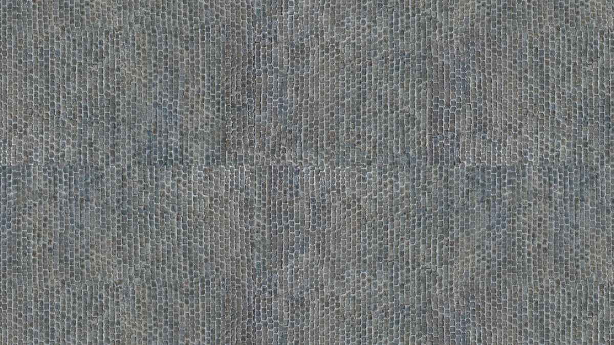 Noch 56981 N Scale 3D Cardboard Sheet, Old Town Pavement