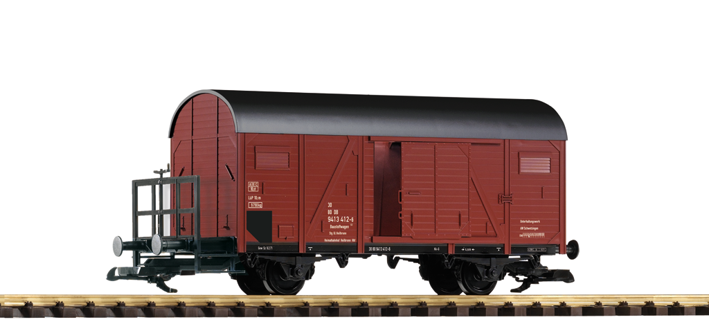 Piko 37960 G Scale DB Era IV 2-Axle Boxcar w/Brake Platform