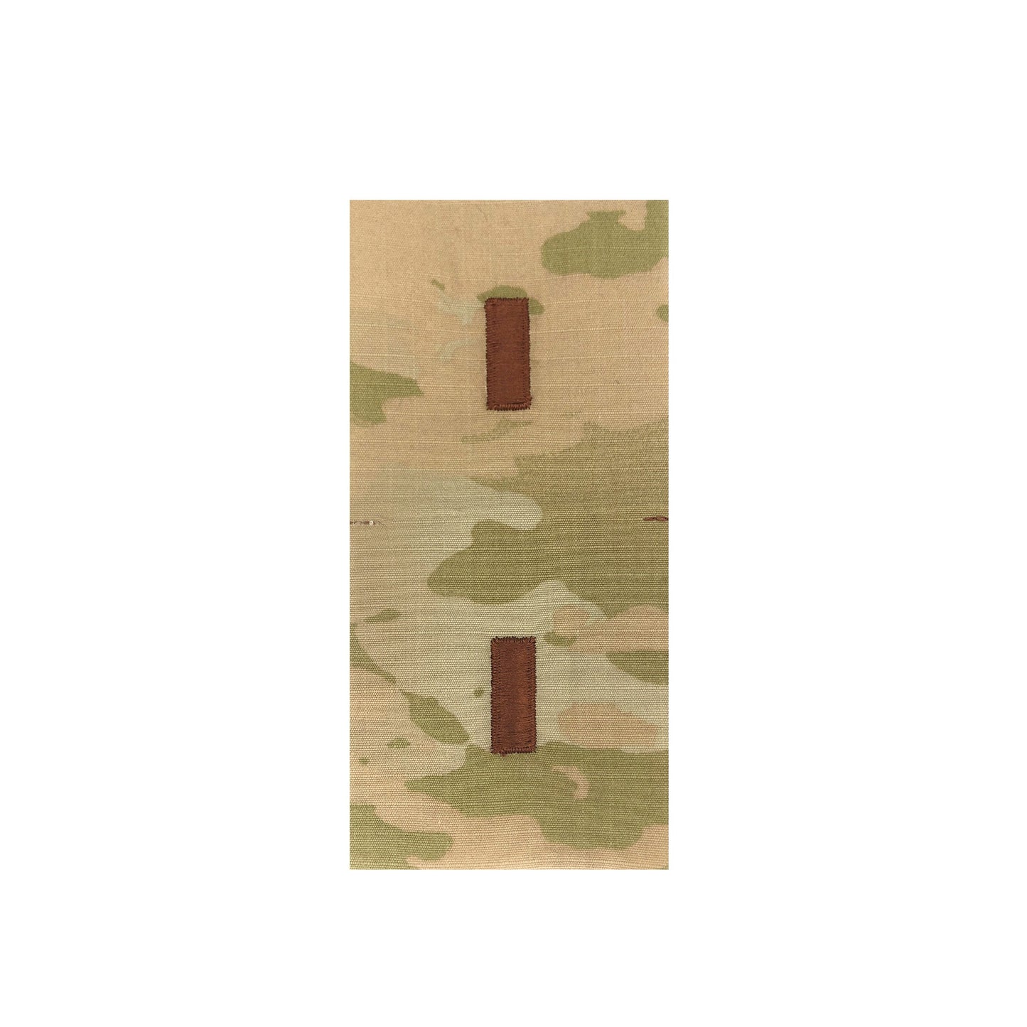 U.S. Air Force O1 2nd Lieutenant OCP Spice Brown Sew-on Rank (For Cap “Only”)