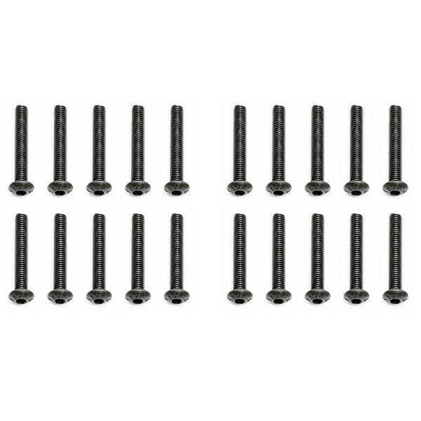 Associated 25188 M3 x 20mm Button Head Hex Screw (20) Rival MGT