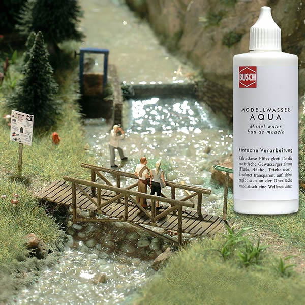 Busch 7589 A Scale Model Water -- Bottle - 4-1/4oz 125mL