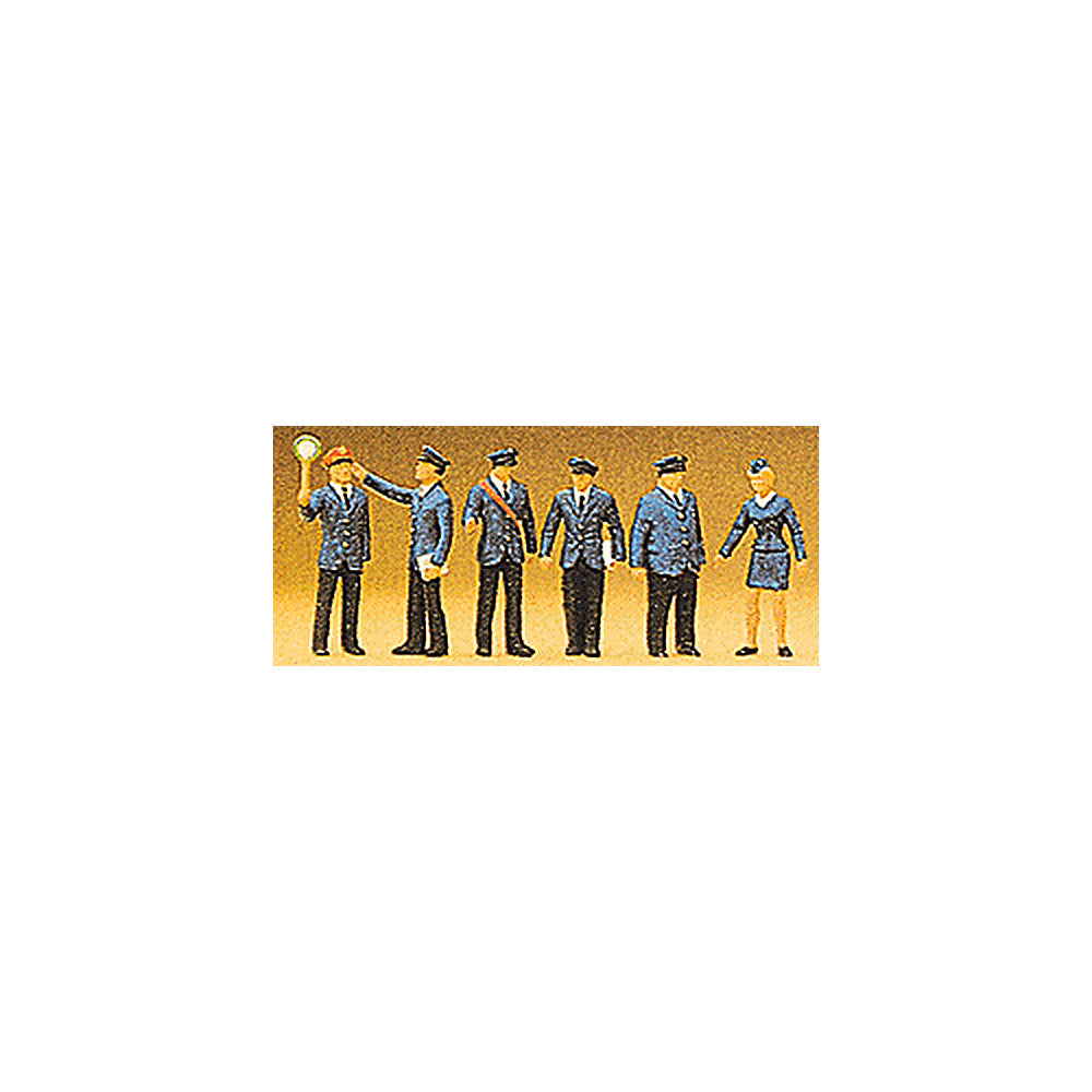 Preiser 10011 HO Scale Railroad Personnel German Federal Railway