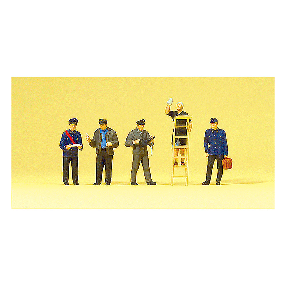 Preiser 10558 HO Scale Railroad Personnel 1940s-70s Railroad Personnel