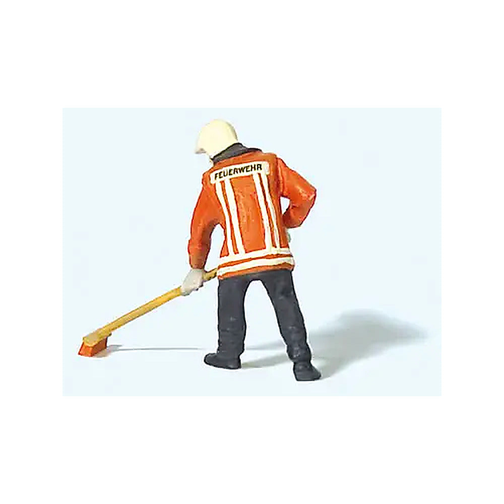 Preiser 28198 HO Scale German Fireman Sweeping