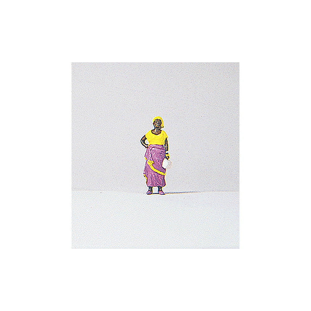 Preiser 29047 HO Scale Individual Figure - Pedestrian African Woman