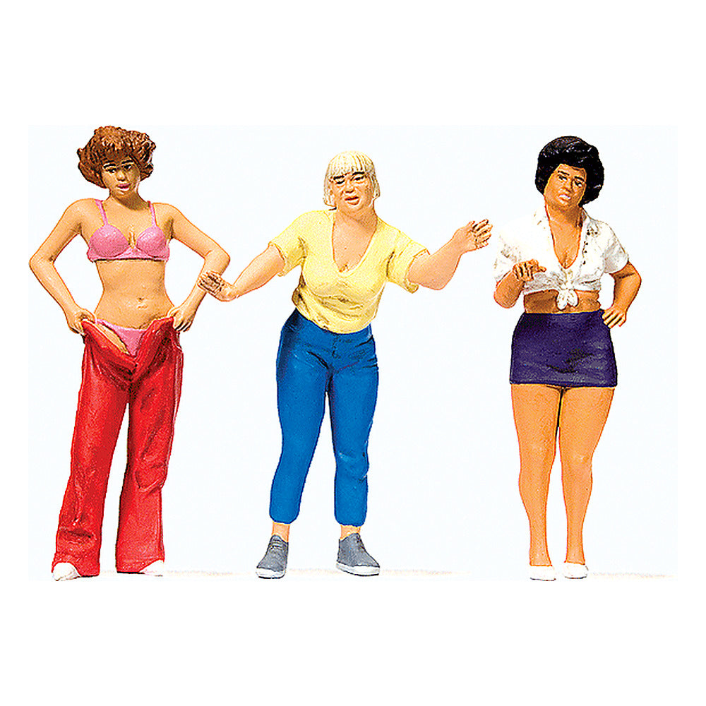Preiser 44902 G Scale Sports & Recreation Women at Campsite pkg(3)