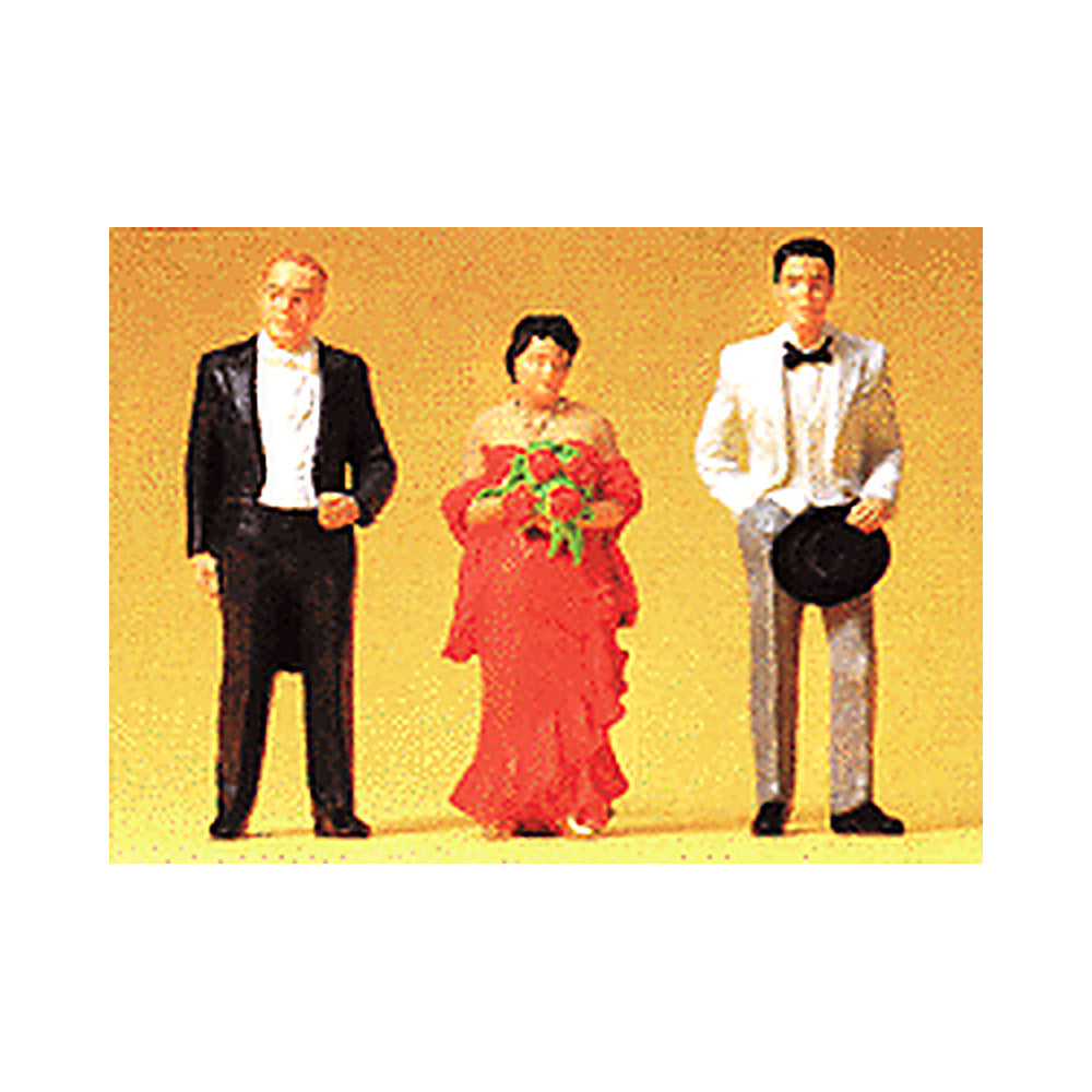 Preiser 45042 G Scale Bride's Parents & Guest
