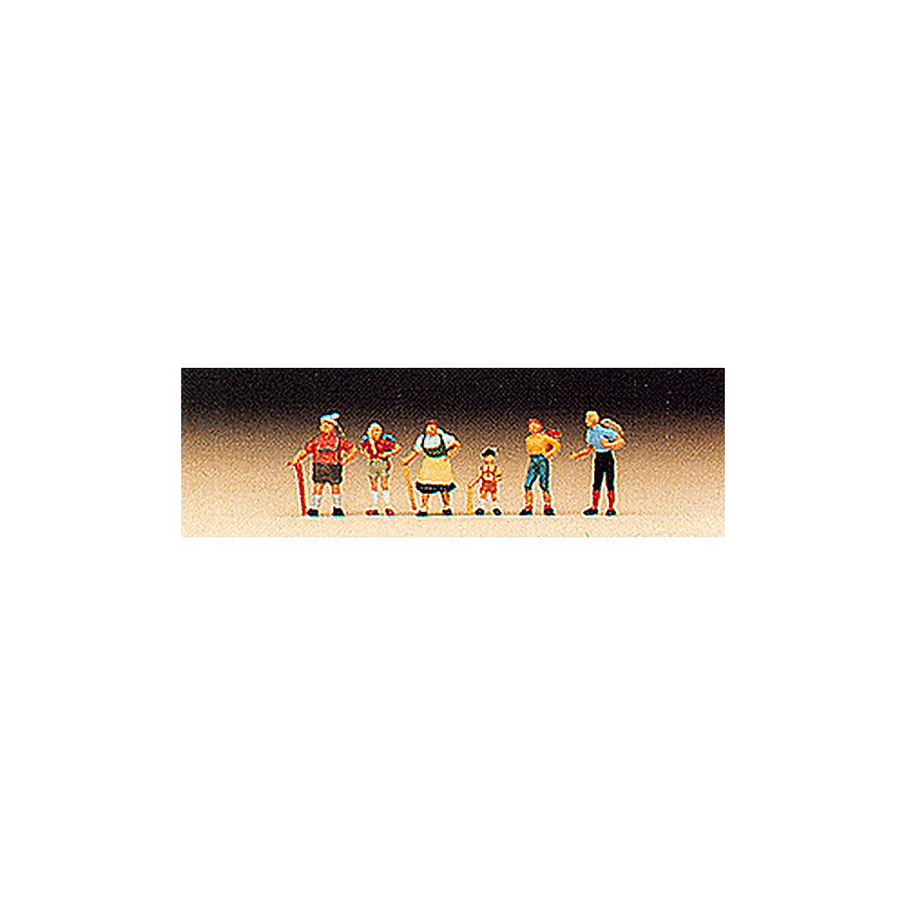 Preiser 79069 N Scale Family in Allgan