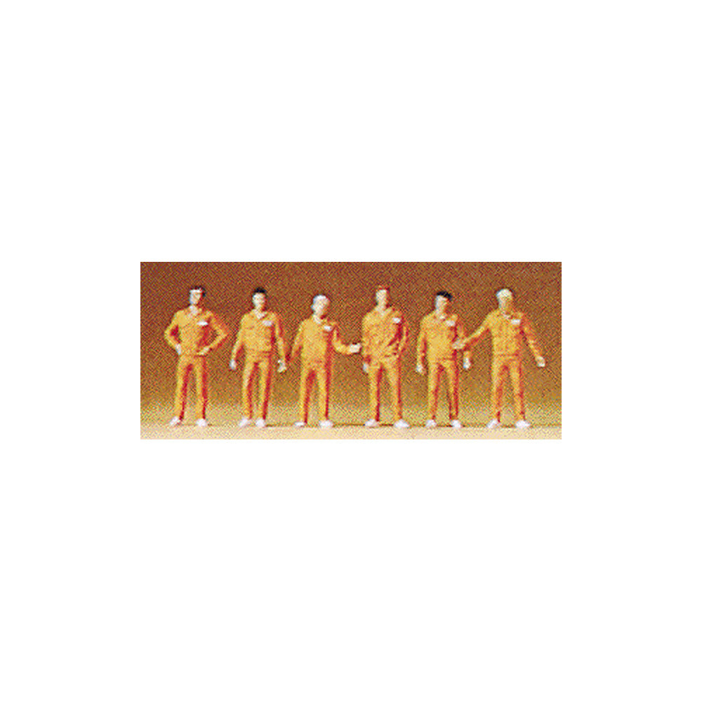 Preiser 79104 N Scale People Working Mechanics pkg(6)