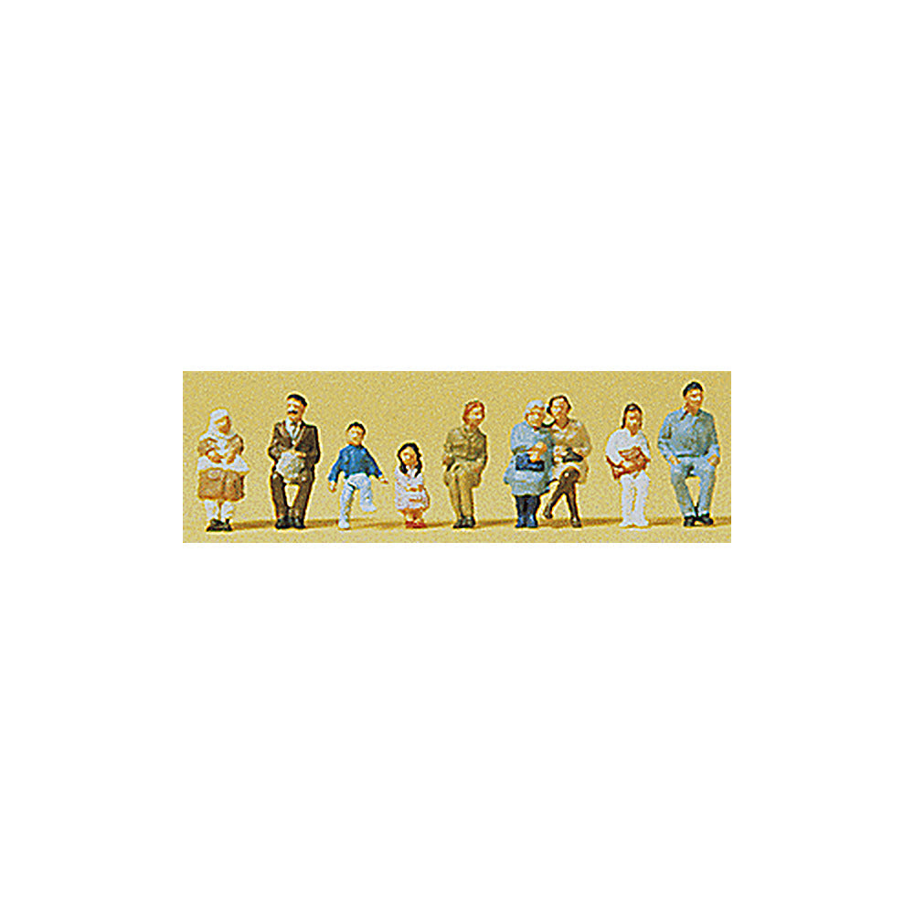 Preiser 79124 N Scale Passengers Seated Passengers Set #2