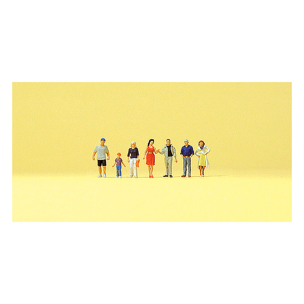 Preiser 79217 N Scale Pedestrians Passers-By pkg(7)