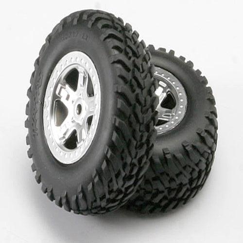 Traxxas 5973 Tires & Wheels Assembled Revo Slayer (2)