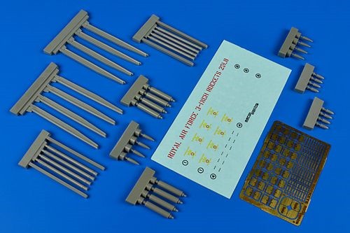Aerobonus 320062 1/32 RAF 3 inch 25lb Rockets w/Photo-Etch & Decals