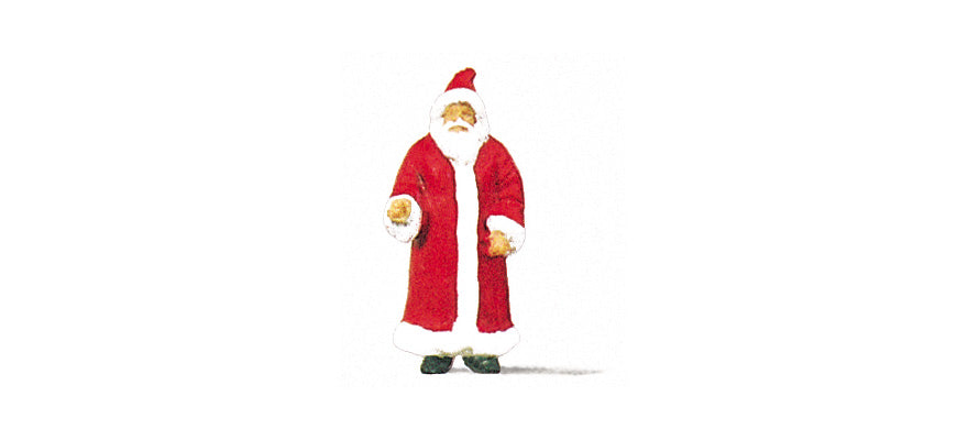 Preiser 29029 HO Scale Santa Claus in Long Coat Figure