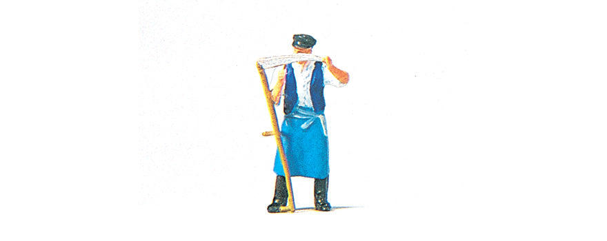 Preiser 28041 HO Scale Farmer with Scythe Figure