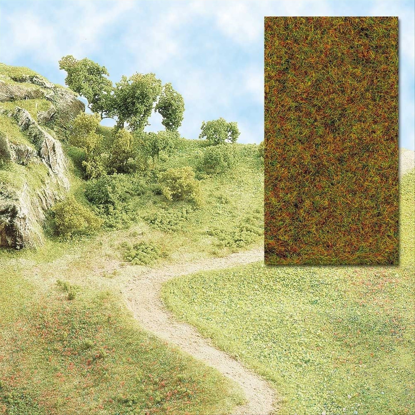 Busch 7114 All Scale Grass Flocking, Autumn (20g)