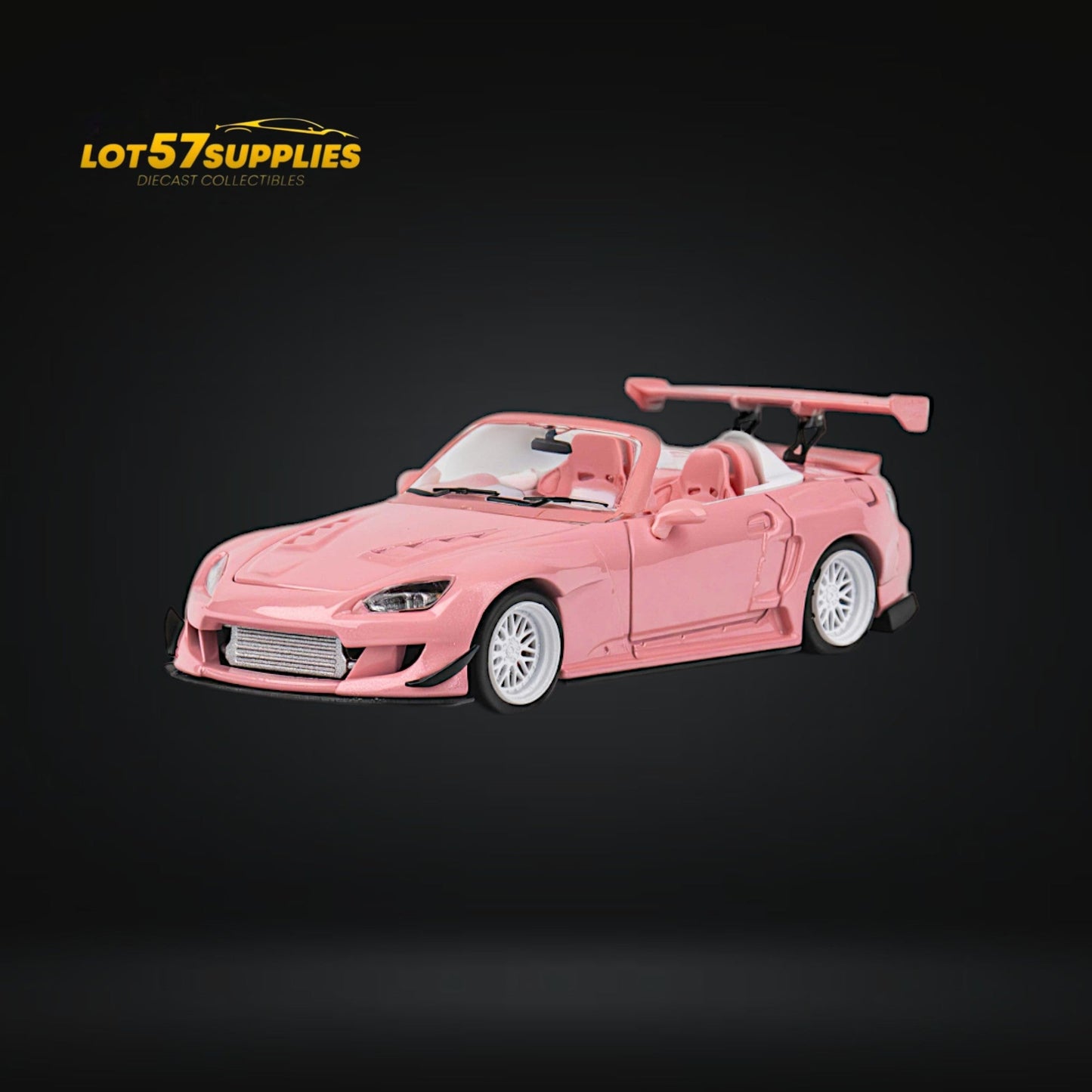 MicroTurbo Honda S2000 Rocket Bunny Valentine's Pink 1:64