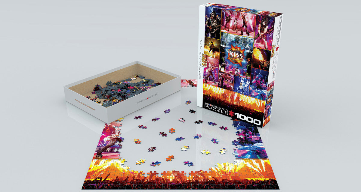Puzzle: Celebrities Collection - KISS The Hottest Show on Earth