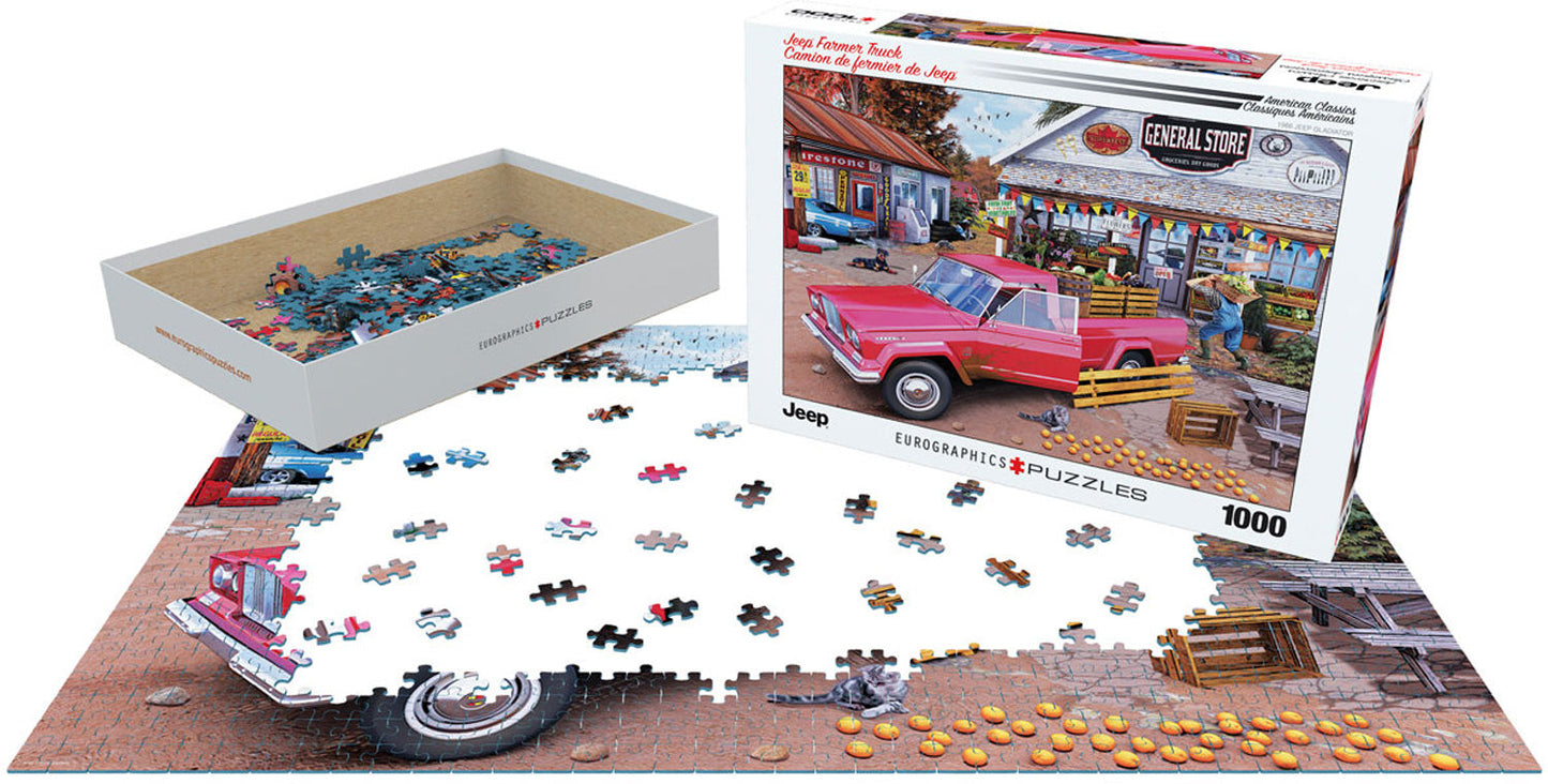 Puzzle: American Car Classics - Jeep Farmer Truck