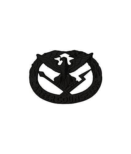 U.S. Army Career Counselor STA-BRITE® BLACK Metal Pin-on Badge