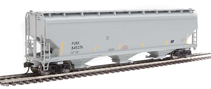 Walthers Mainline 910-7704 HO Scale 60' NSC 5150 3-Bay Covered Hopper - Ready to Run -- First Union Rail FURX #845376