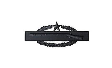 U.S. Army Combat Infantry 2nd Award STA-BRITE® BLACK Metal Pin-on Badge