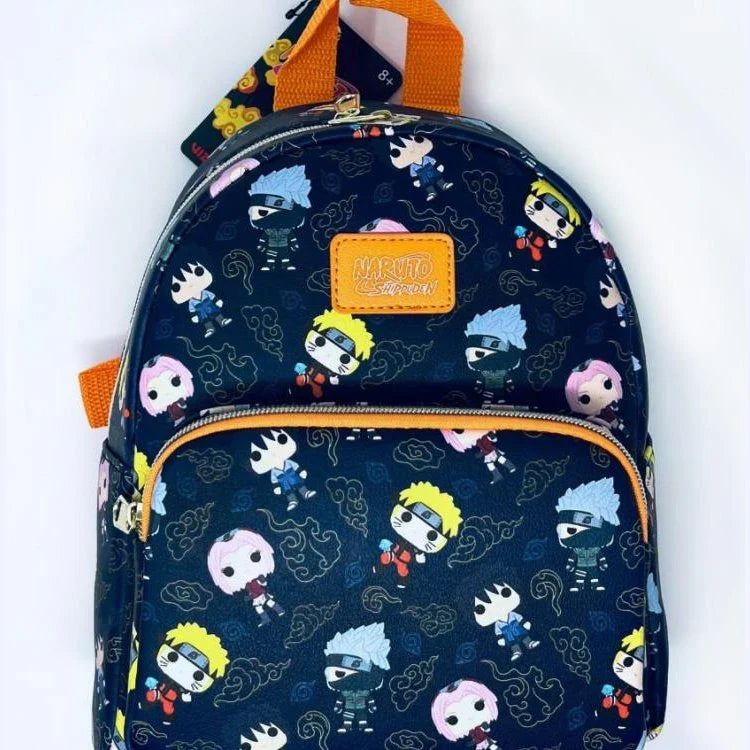 FUNKO LOUNGEFLY NARUTO SHIPPUDEN TEAM 7 ALL-OVER-PRINT MINI BACKPACK