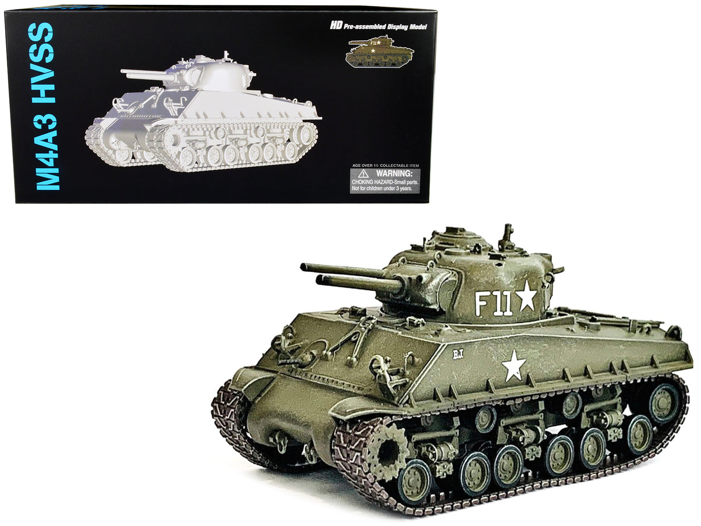 United States M4A3 HVSS POA-CWS-H5 Flamethrower Tank Olive Drab F11 "Korea" (1951) "NEO Dragon Armor" Series 1/72 Plastic Model by Dragon Models free shipping USA
