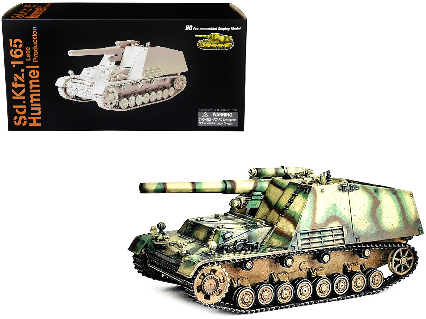 German Sd.Kfz.165 Hummel Self-Propelled Gun #313 "Late Production German Army" "NEO Dragon Armor" Series 1/72 Plastic Model by Dragon Models free shipping USA
