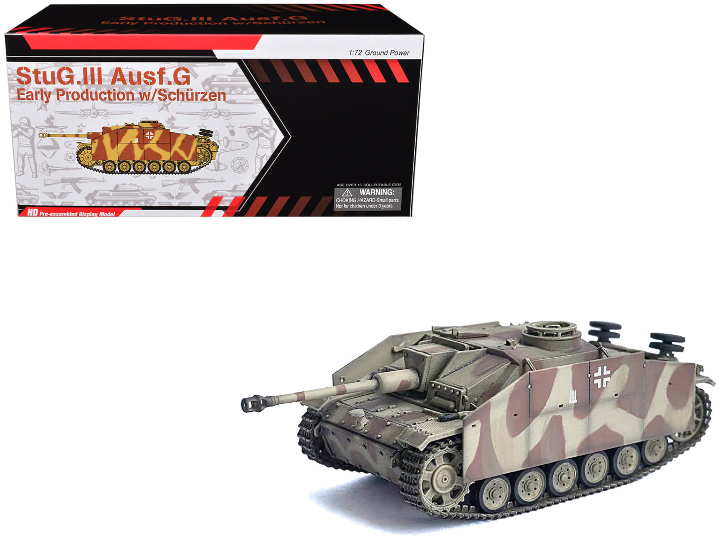 Germany StuG III Ausf. G "Early Production" with Schurzen Tank "Pz.Gren.Div. Totenkopf Kursk" (1943) "NEO Dragon Armor" Series 1/72 Plastic Model by Dragon Models free shipping USA