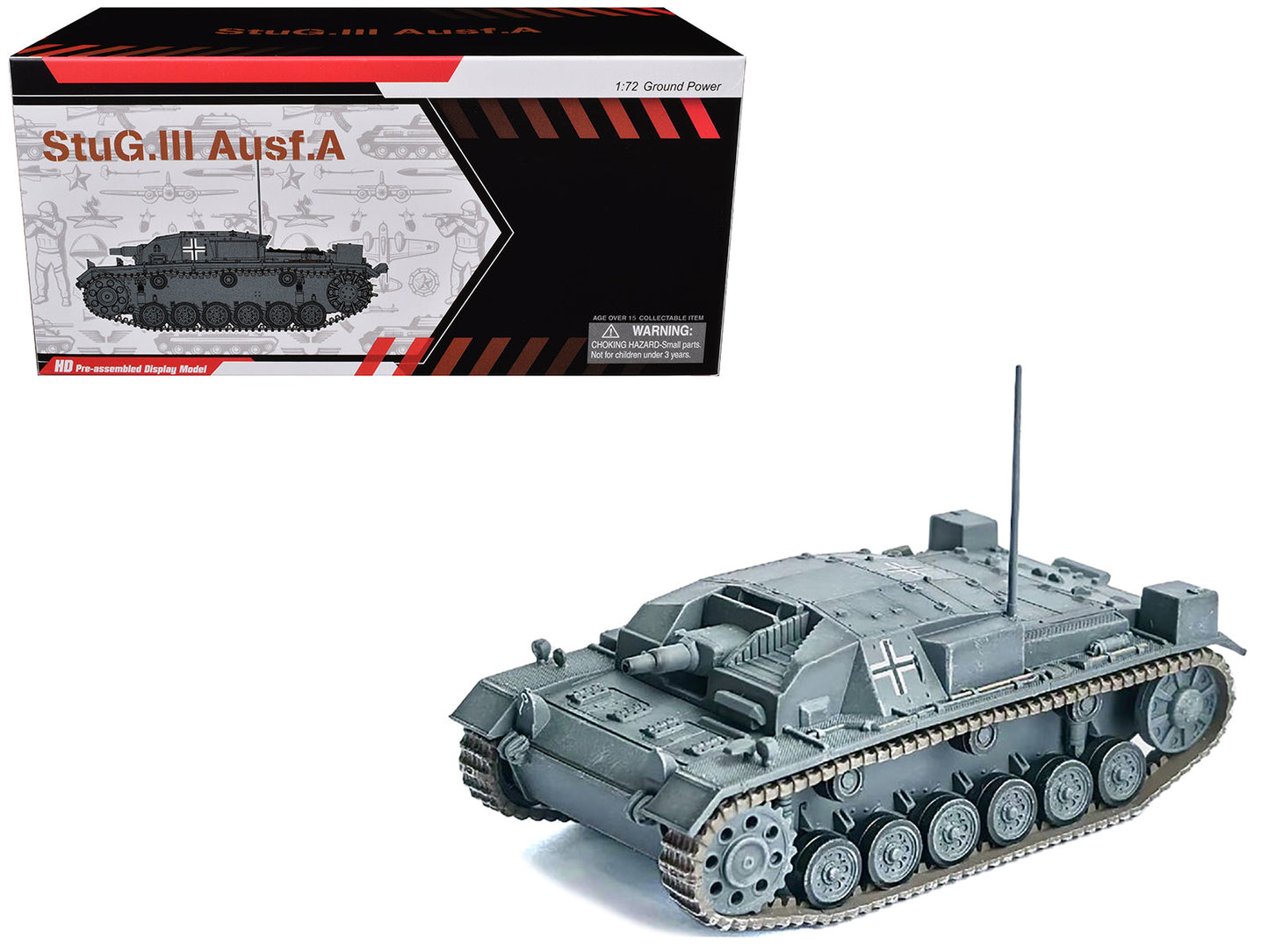 Germany StuG.III Ausf.A Tank "LAH France" (1940) "NEO Dragon Armor" Series 1/72 Plastic Model by Dragon Models free shipping USA