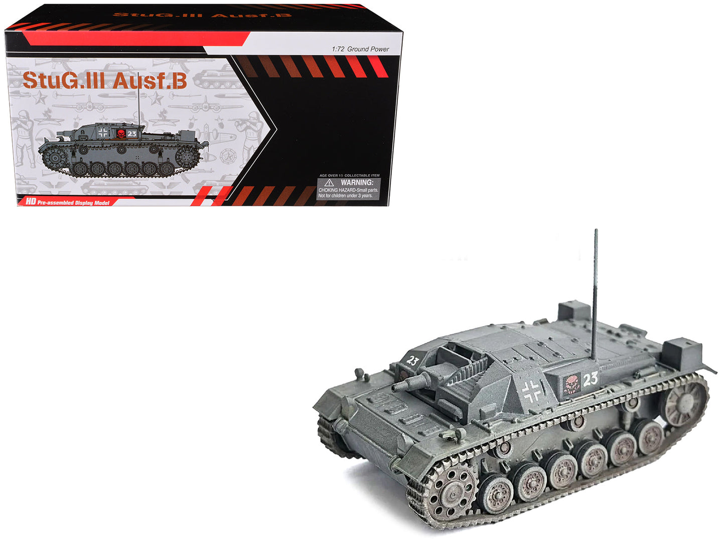 Germany StuG. III Ausf.B Tank "StuG.Abt. 192 Eastern Front" (1941) German Army "NEO Dragon Armor" Series 1/72 Plastic Model by Dragon Models free shipping USA