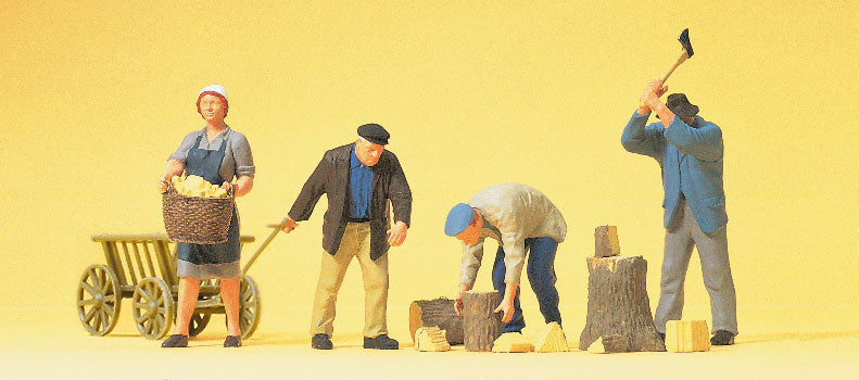Preiser 10539 HO Scale People on the Farm Figure Set
