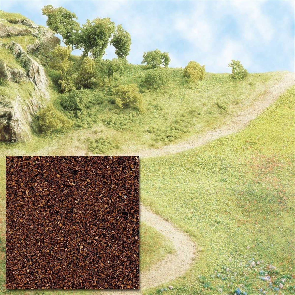 Busch 7056 Grass Scatter Ground Cover, Brown 40g